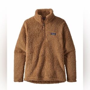 Patagonia Los Gatos 1/4 Zip Pullover Women’s Medium El Cap Khaki Fleece